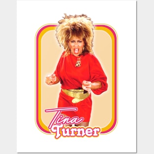 Tina Turner /// 80s Style Retro Fan Art Design Posters and Art